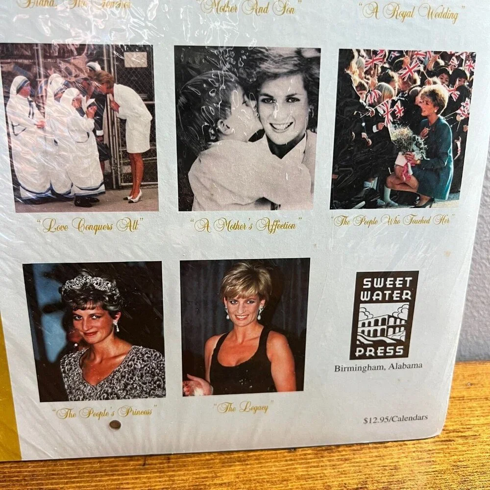 Diana Queen of Hearts 1998 Limited Edition Remembrance Calendar NEW SEALED